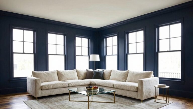 dramatic navy rooms not small