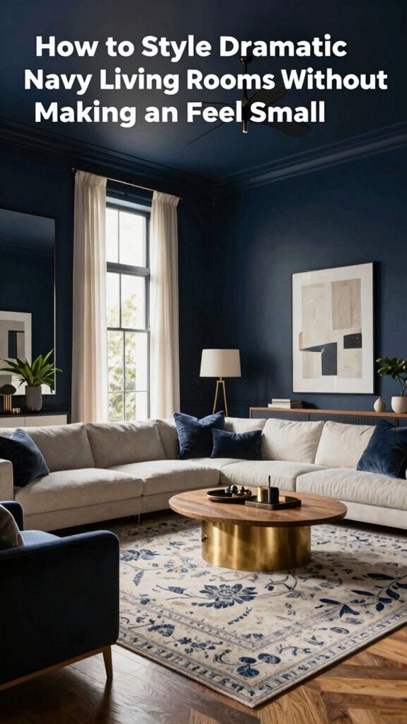 match navy to natural light