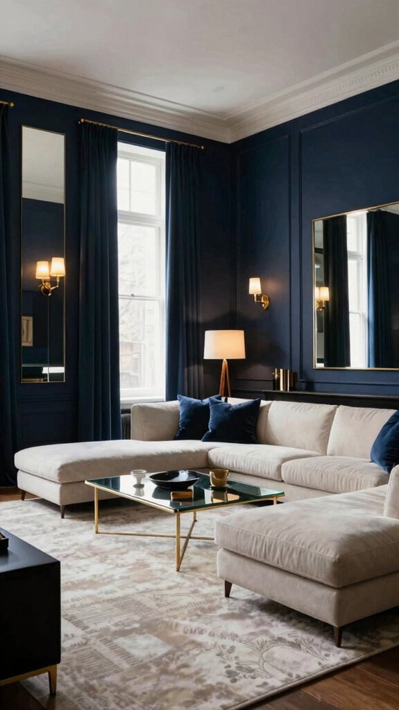 mirror decor controlled glare