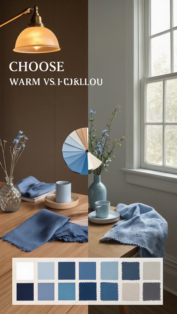 test colors in natural light