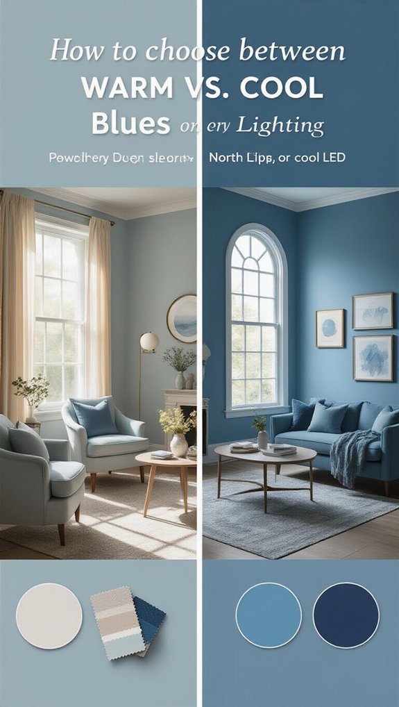 warm blues cozy cool blues kitchen