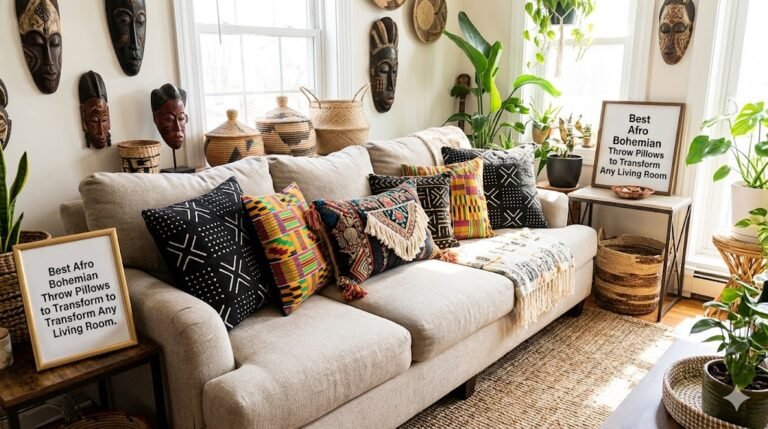 Best Afro Bohemian Throw Pillows to Transform Any Living Room