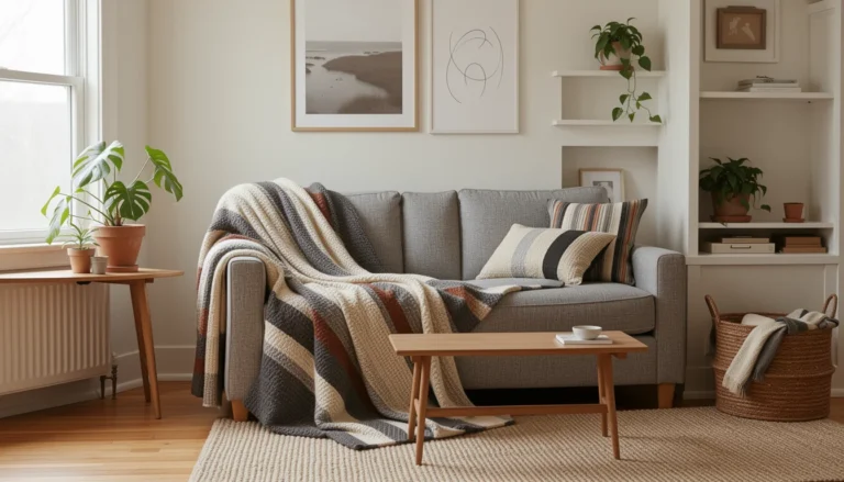 7 Best Throw Blankets for a Cozy Scandinavian Home