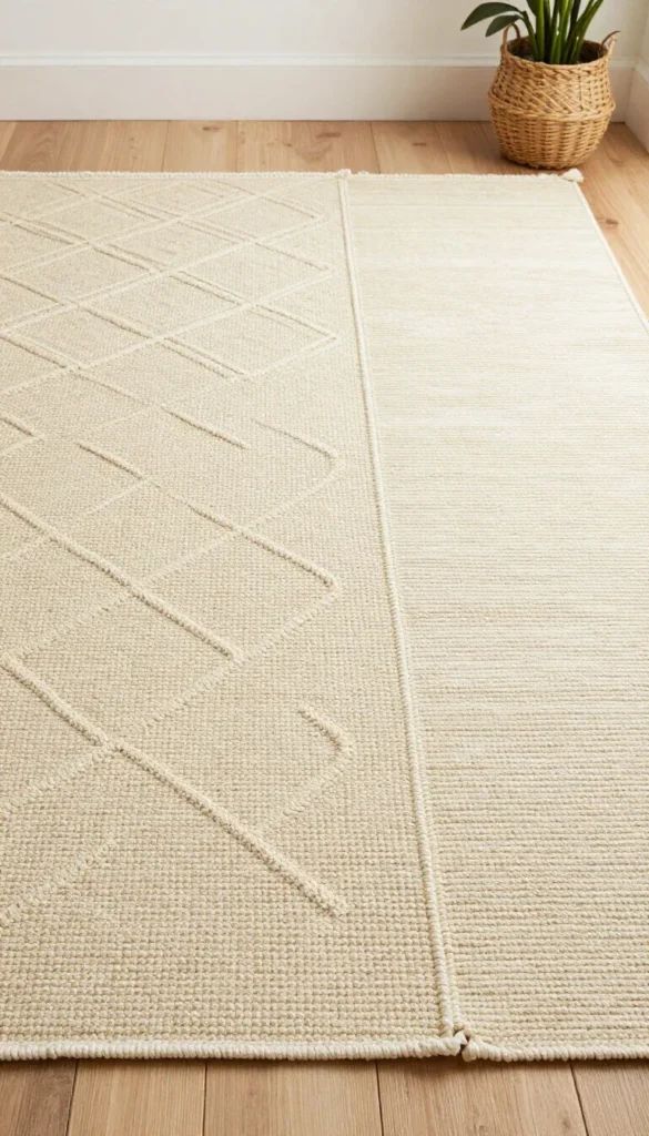 5. Flatweave Cotton Kilim Rug — Reversible