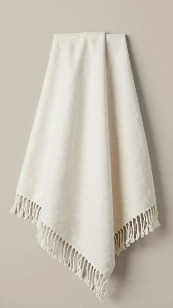 Fringed Cotton Throw