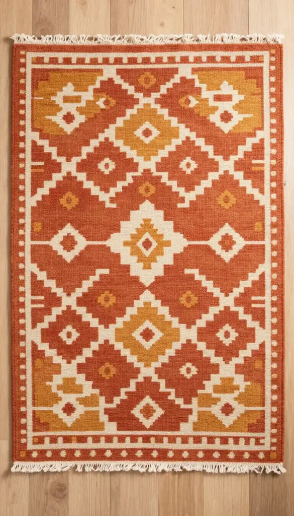 Geometric Moroccan Area Rug — Artistic Weavers