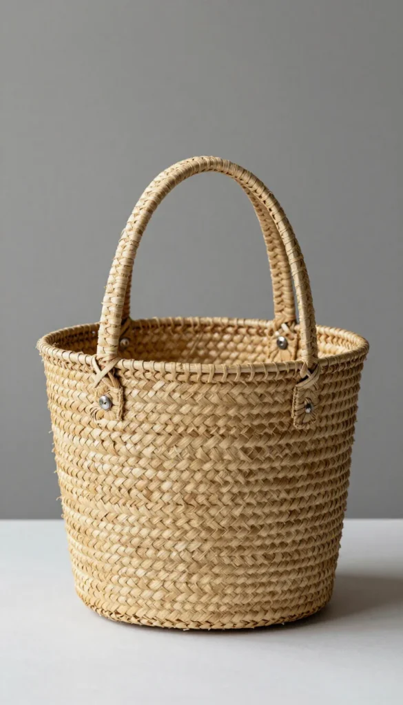 3. Hand-Woven African Market Basket — Fair Trade