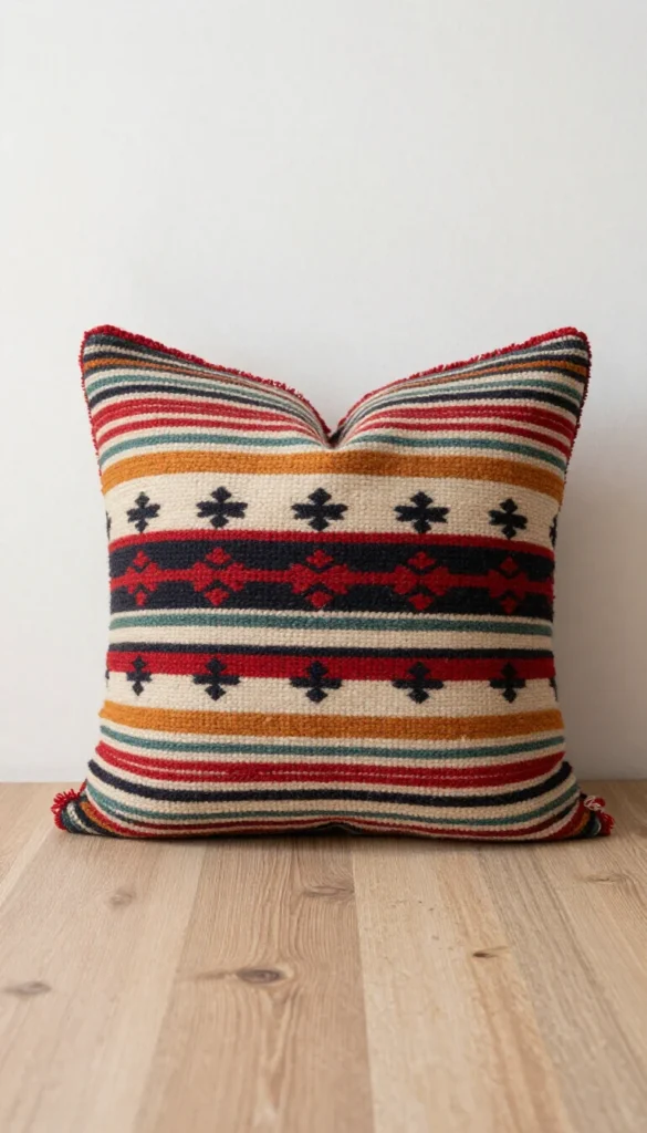 3. Handwoven Moroccan Berber Pillow — Fairtrade Certified