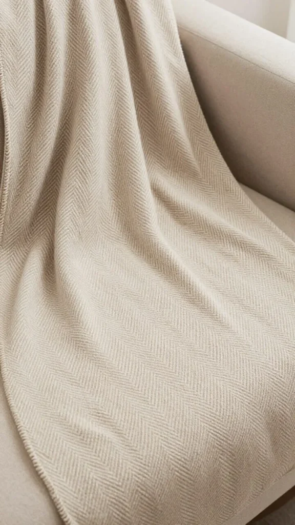 Herringbone Wool Throw