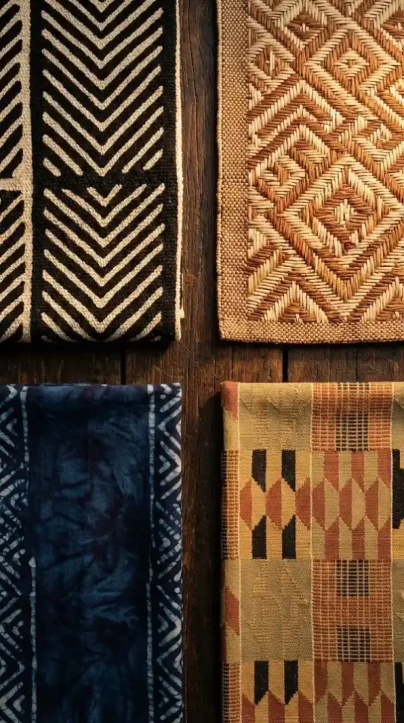 a-kuba-cloth-piece-in-warm-brown-and-cream-raffia-inspired-interlocking-pattern