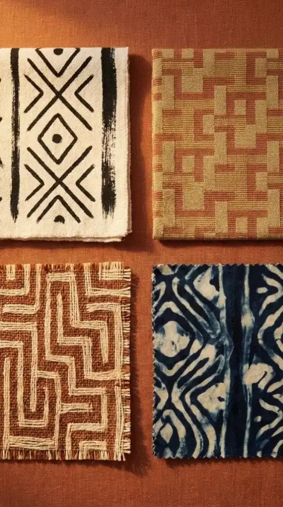 afro-bohemian-wallpaper-pattern-swatches-terracotta-linen-closeup