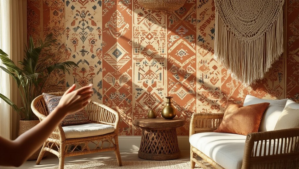 afro bohemian wallpaper selection