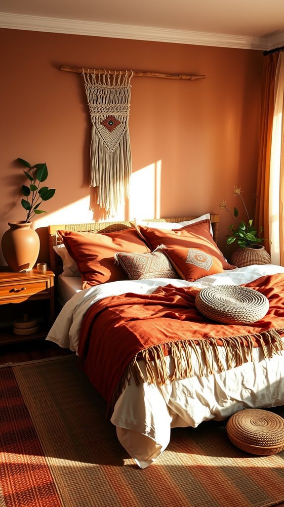 boho bedroom final touches