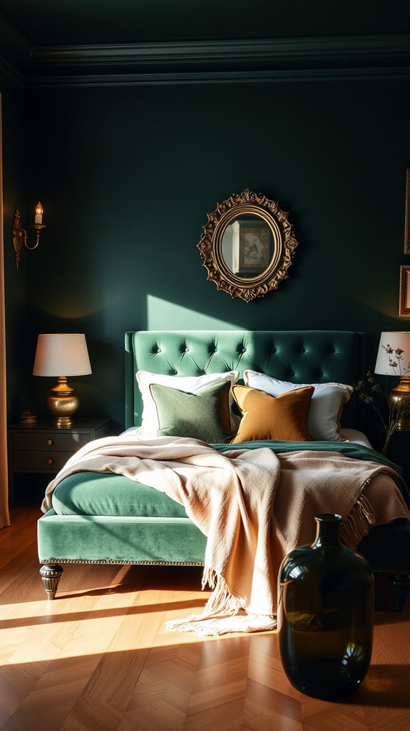 brass and antique gold accents