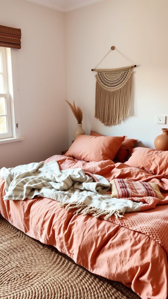 budget friendly boho textile layering vibes