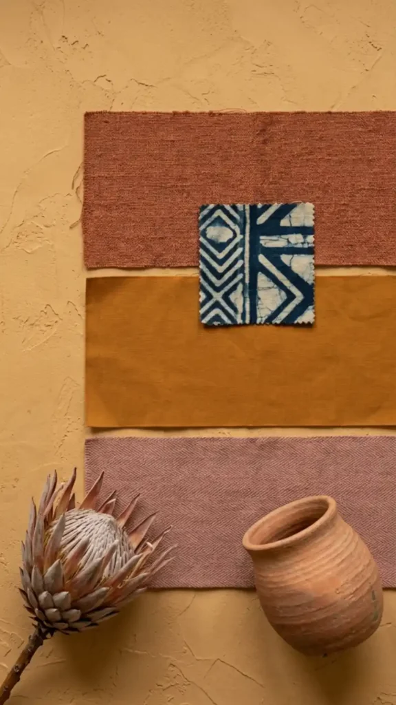 burnt-terracotta-linen-deep-ochre-cotton-muted-dusty-rose-woven-fabric