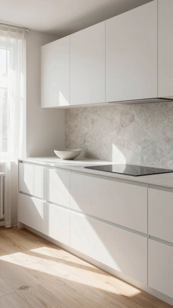 clutter free nordic kitchen surfaces