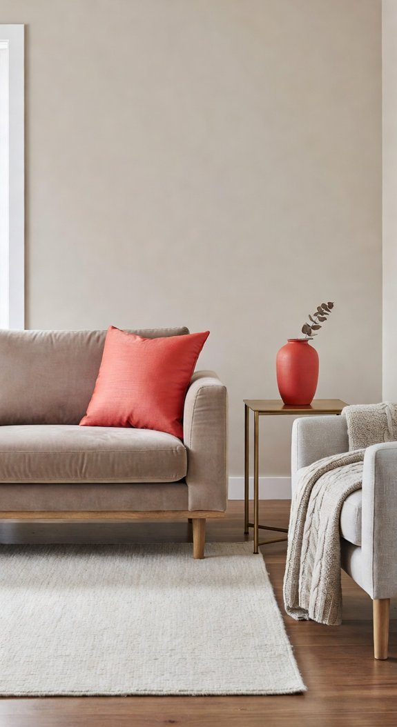 coral and tomato red warmth