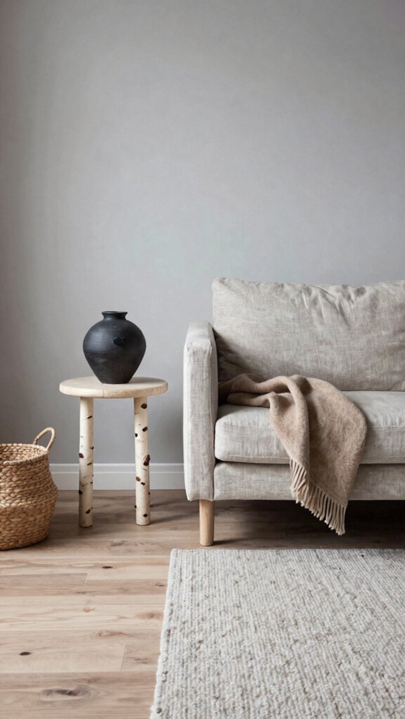 cozy cool balance in greige