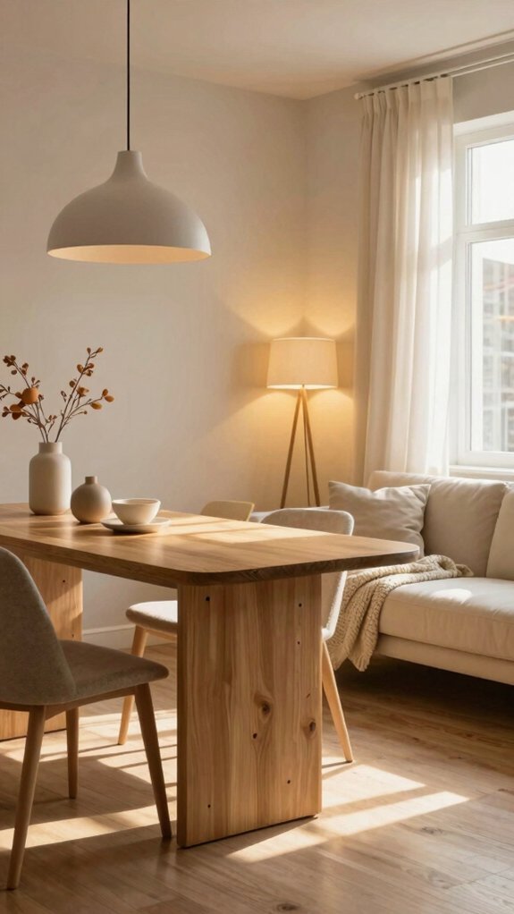 cozy layered scandinavian illumination