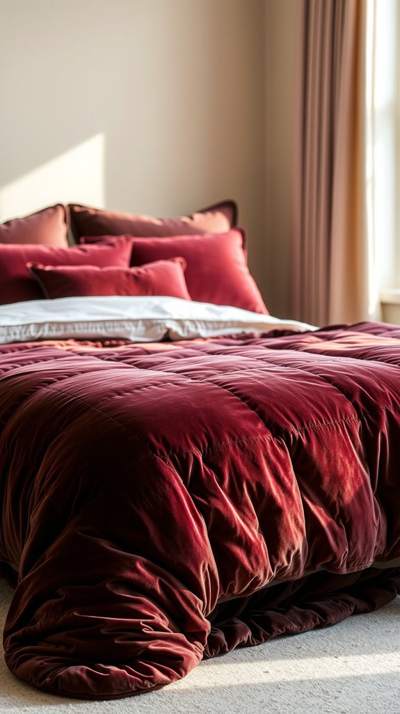 crushed velvet quilt upgrade