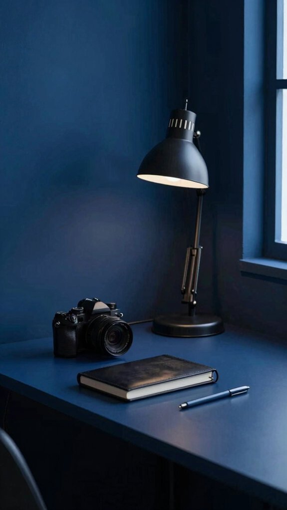 dark blue calm boosts focus