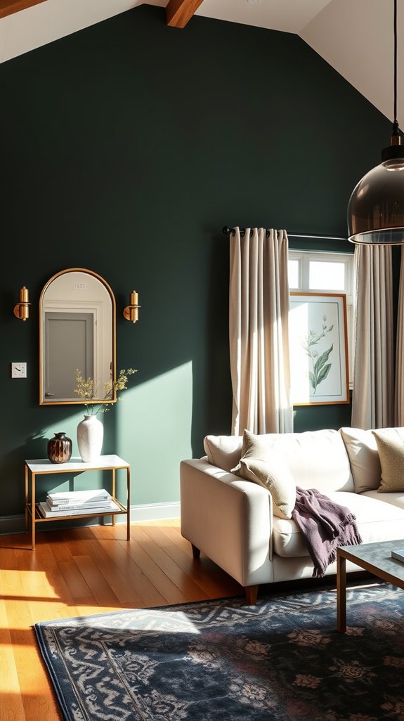 dark green versatile transformative spaces