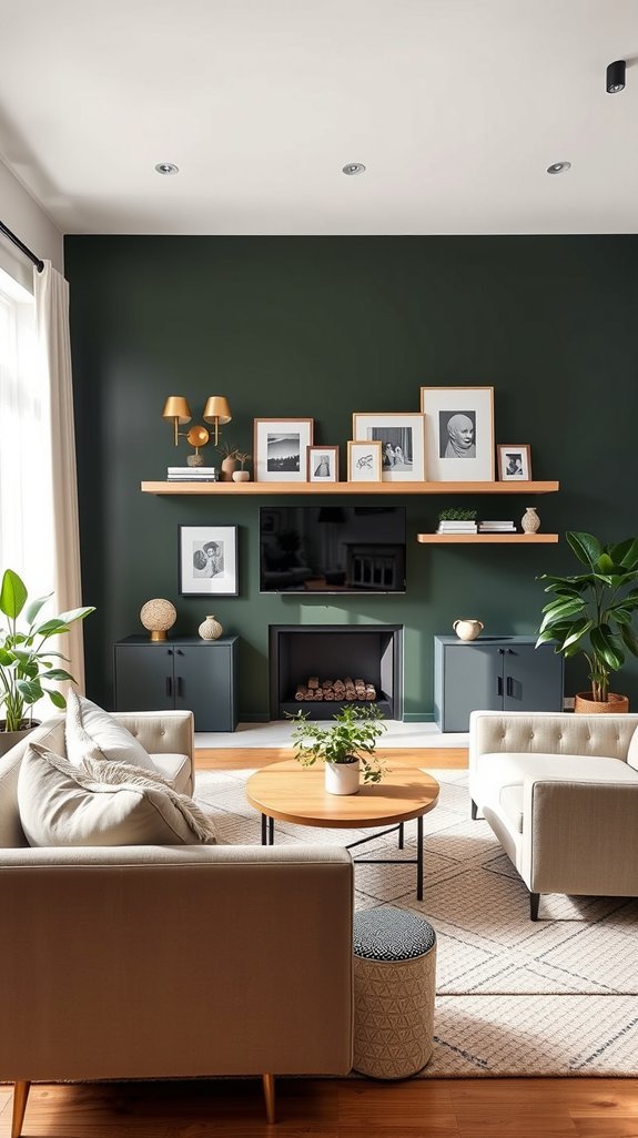 dark green walls branding misfires