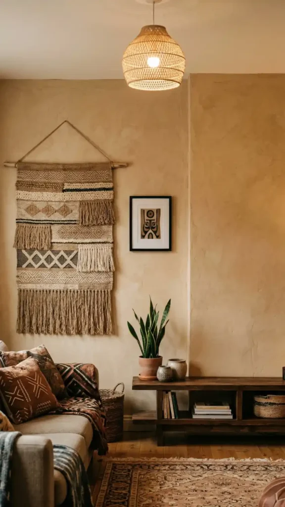 decorated-two-thirds-holds-a-large-woven-tapestry-and-a-small-framed-print