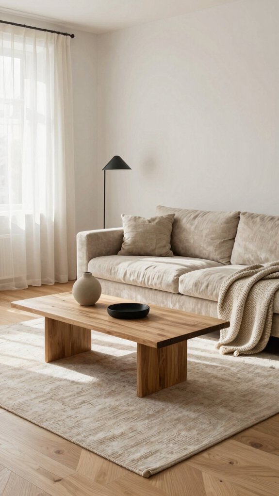 deliberate minimalist scandinavian furniture