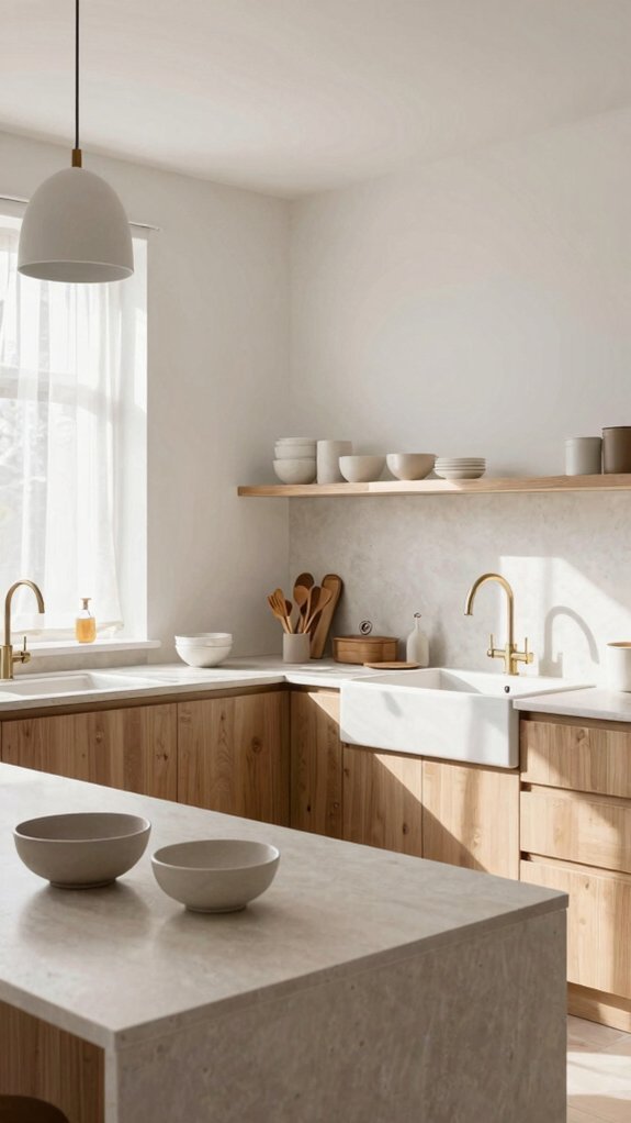 deliberate neutrals soft accents