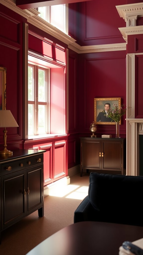farrow ball eating room red