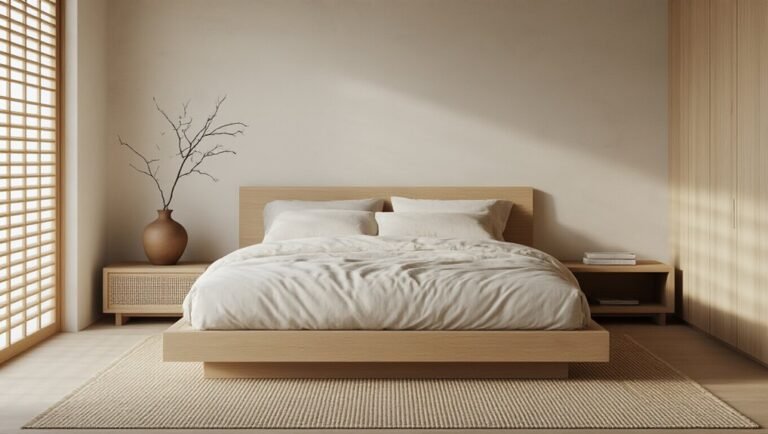 five japandi bedroom essentials