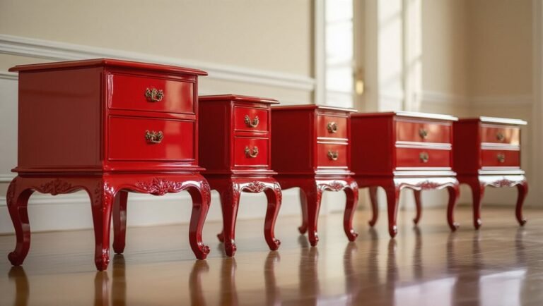 five red lacquered furniture pieces worth investment