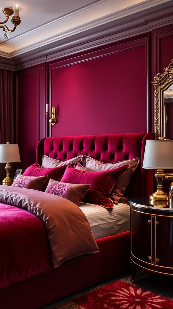 gold and brass accents elevate space