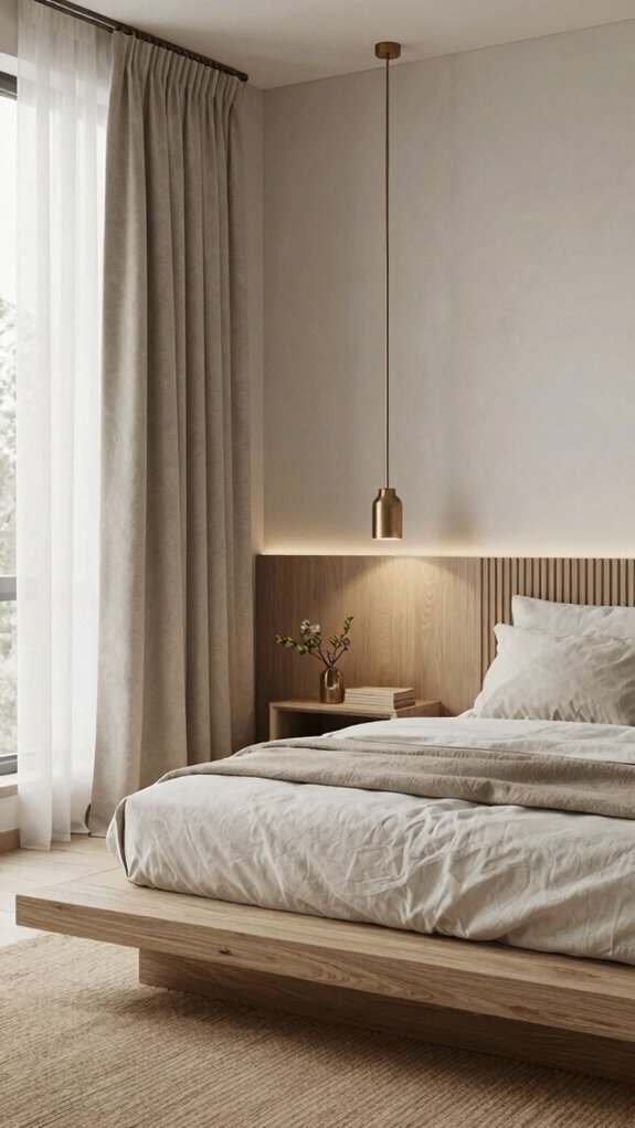 greige walls with brushed bronze accents