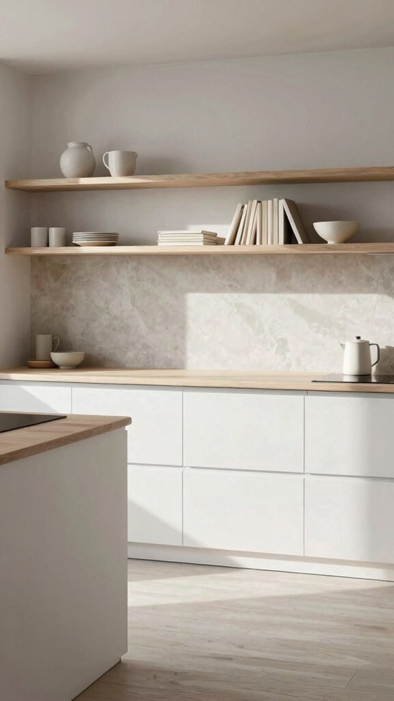 keep surfaces clear for calm design