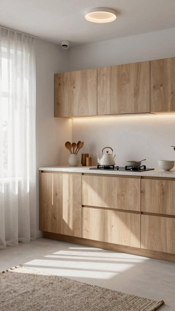 layered lighting cozy textiles minimal warmth