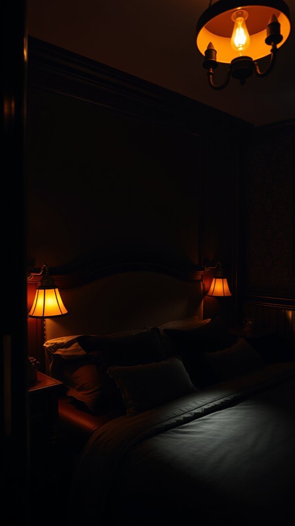layered lighting for moody sanctuary
