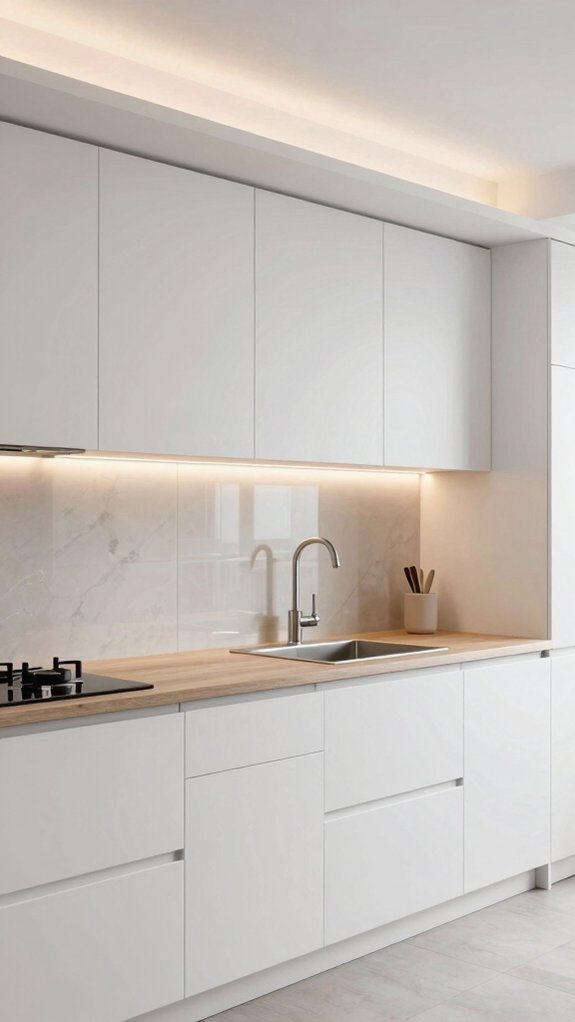 layered scandinavian kitchen lighting