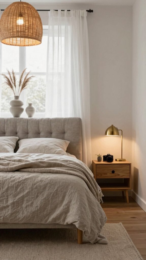 layered warm scandinavian lighting ambiance