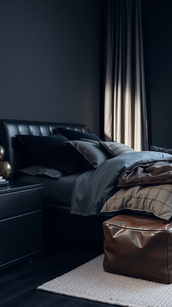 leather furniture grounds moody balanced