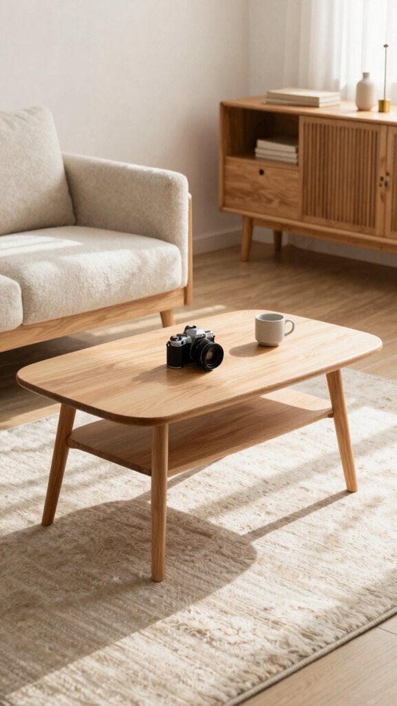 light wood tables nordic warmth