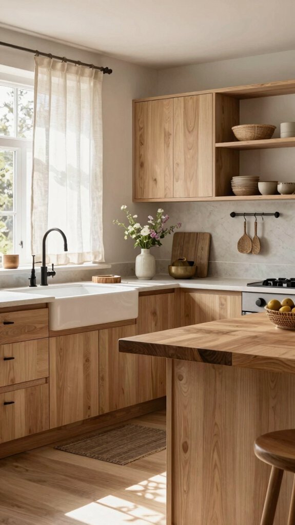 light woods natural materials aging gracefully