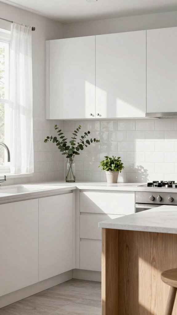 minimal greenery for nordic freshness
