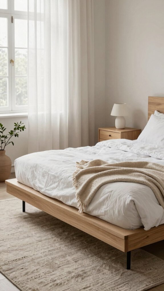 minimalist scandinavian light wood