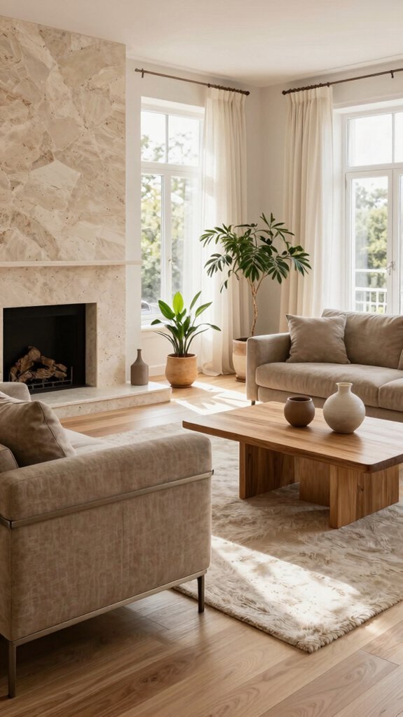 natural materials warm authenticity