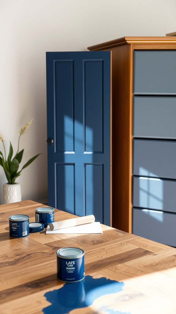 navy blue instant polish