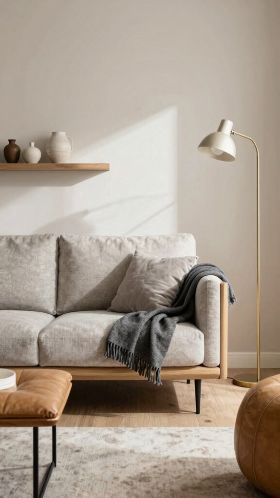 neutral foundations with deliberate accents