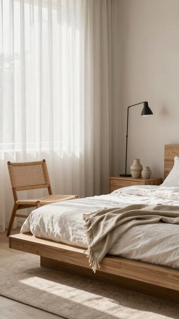 neutral toned nature inspired sanctuary